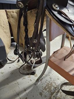 16" SADDLE W/ BREASTCOLLAR AND BRIDLE