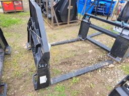 UNUSED MOWER KING 2024 QA 48" PALLET FORKS, **SELLS ABSOLUTE**