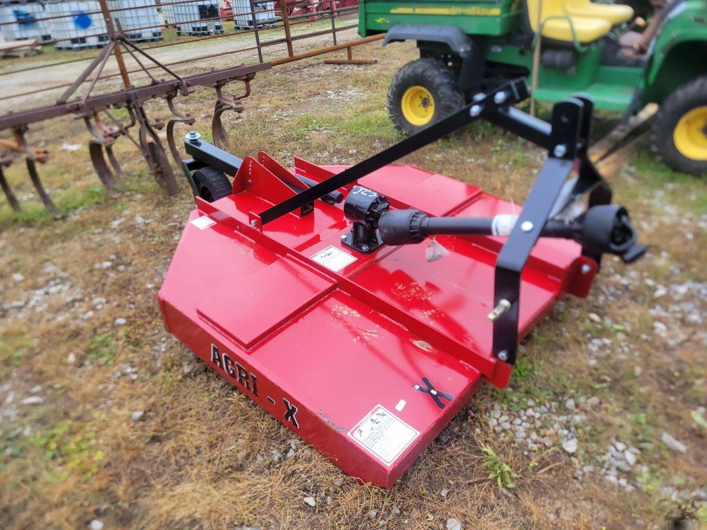 NEW ATLAS 5' ROTARY CUTTER W/ 40 HP SHEAR BOLT GEAR BOX