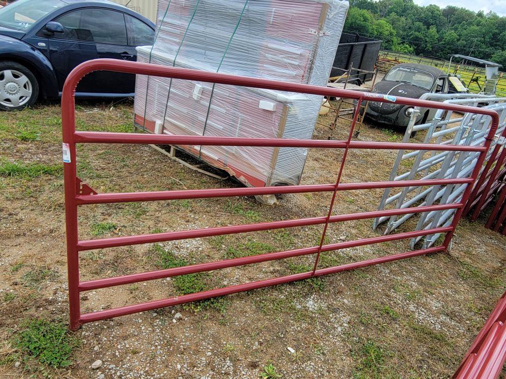 NEW TARTER AMERICAN 10' RED GATE 6-BAR ECON TUBE GATE