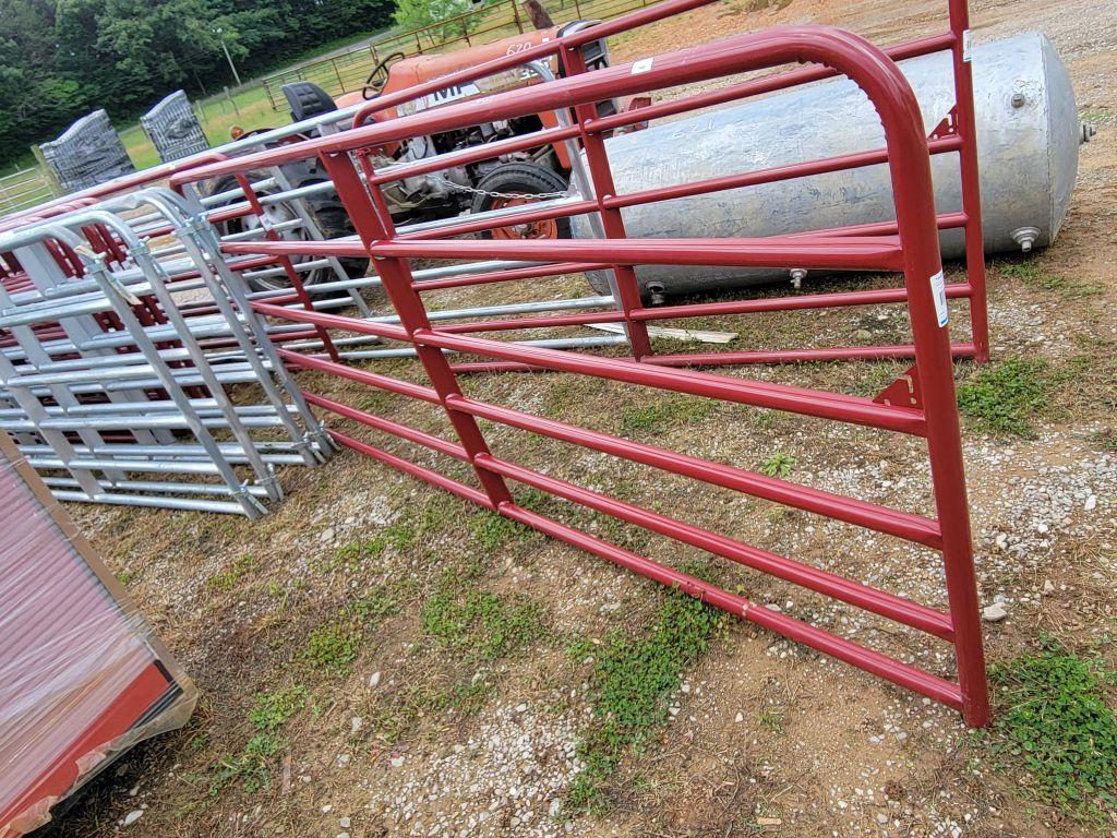 NEW TARTER AMERICAN 10' RED GATE 6-BAR ECON TUBE GATE