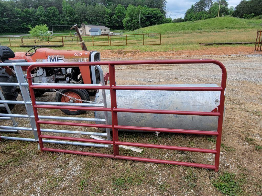 NEW TARTER AMERICAN 8' RED GATE 6-BAR ECON TUBE GATE