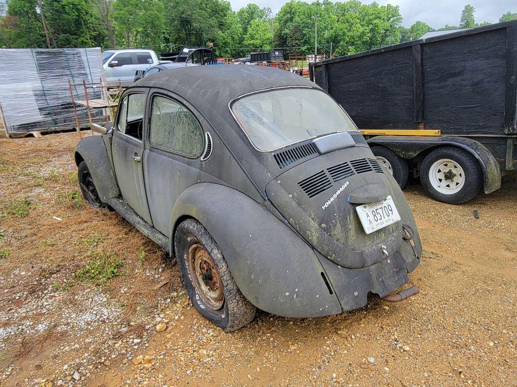 1972 VOLKSWAGON BUG, UNKNOWN RUNNING CONDITION, 83K MILES SHOWING, NO TITLE, VIN:1122036527
