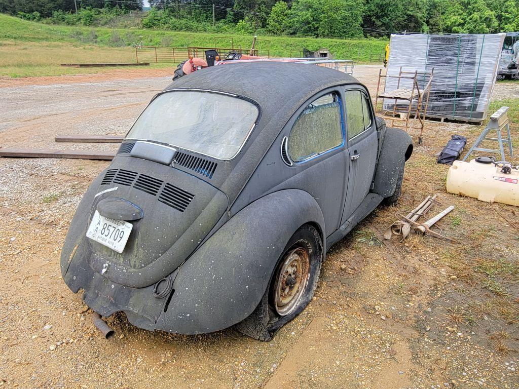 1972 VOLKSWAGON BUG, UNKNOWN RUNNING CONDITION, 83K MILES SHOWING, NO TITLE, VIN:1122036527