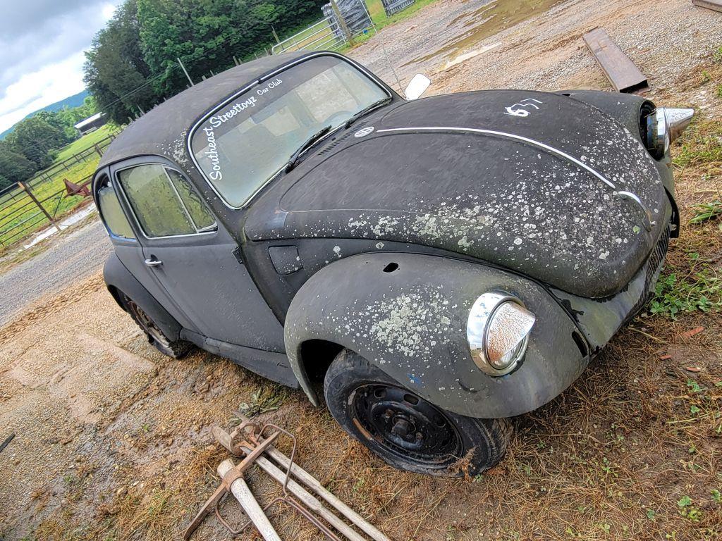 1972 VOLKSWAGON BUG, UNKNOWN RUNNING CONDITION, 83K MILES SHOWING, NO TITLE, VIN:1122036527