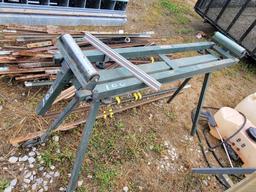SCAFFOLDING AND WOODEN SAWHORSE