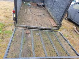 BUMPER PULL 12' X 6 1/2' LANDSCAPING TRAILER WITH GORILLA LIFT GATE SUPPORT