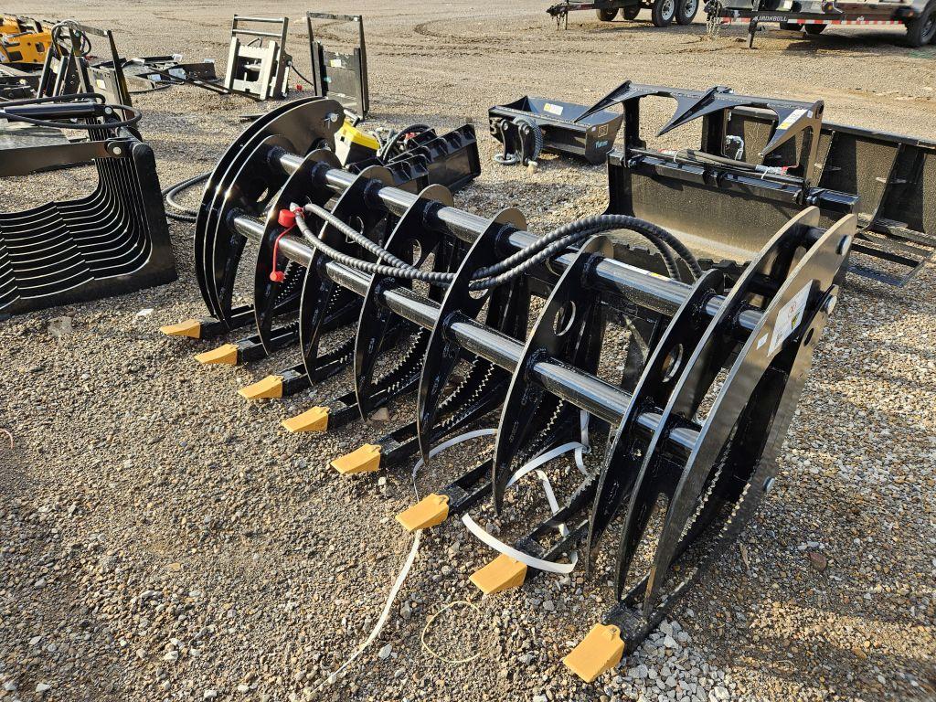 2025 UNUSED FUTURE FT-CWG72 SKID STTER GRAPPLE, MAX OPENING: 1150MM, 72", S