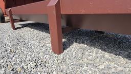 NEW 10' RED METAL FEED BUNK