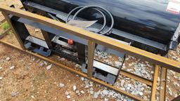 2025 UNUSED MOWER KING SSAB72 SKID STEER ANGEL BROOM, QA, 14-24 MPA, WORKIN