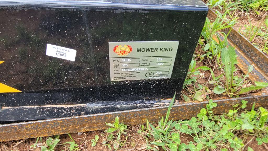 2025 UNUSED MOWER KING SSRC SKID STEER BRUSH CUTTER, WORKING WIDTH 77" DIRE