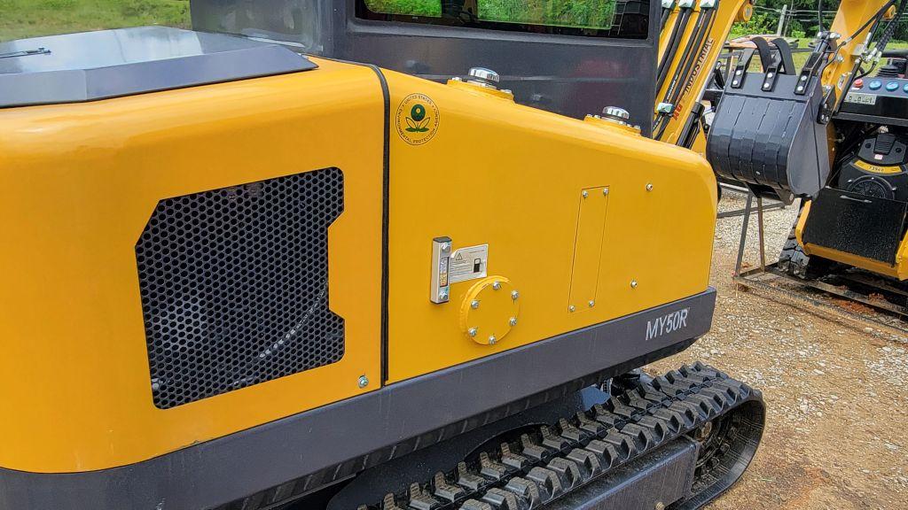 2025 UNUSED AGT MY50R MINI EXCAVATOR WITH CAB RATO 29HP, 21KW GAS ENGINE WI
