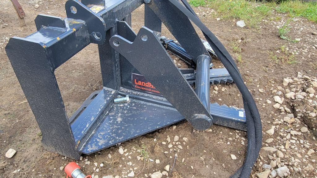 LANDHONOR TP-12-08D UNUSED 2025 SKID STEER TREE PULLER ATTACHMENT, PULLING