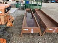 USED TARTER METAL FEED TROUGH