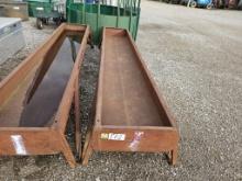 USED TARTER METAL FEED TROUGH