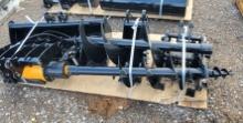 2025 UNUSED FUTURE QTY 18 EXCAVATOR ATTACHMENT SET, QUICK HITCH, RAKE, RIPP