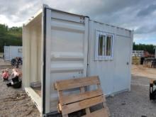 2025 UNUSED FUTURE 12' LONG X 7' WIDE X 8' TALL STORAGE CONTAINER, SN: 0121213, SELLS ABSOLUTE, CONT