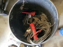 BUCKET OF TOOLS/CHAINS