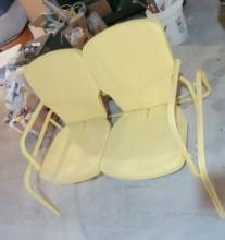 METAL 2 SEAT GLIDER ANTIQUE