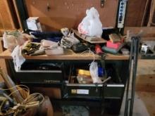 CRAFTSMAN WORK STATION AND ALL CONTENTS