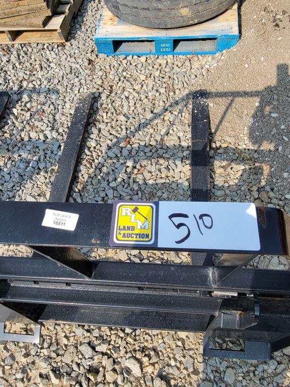 48" ADJUSTABLE QA PALLET FORKS, OUTSIDE CONSIGNMENT. SALES TAX WILL BE APPL