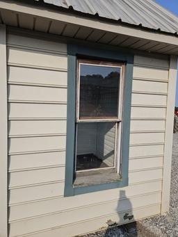 7' X 8' OFFICE BUILDING, 8' TALL, 2 WINDOWS AND 1 DOOR