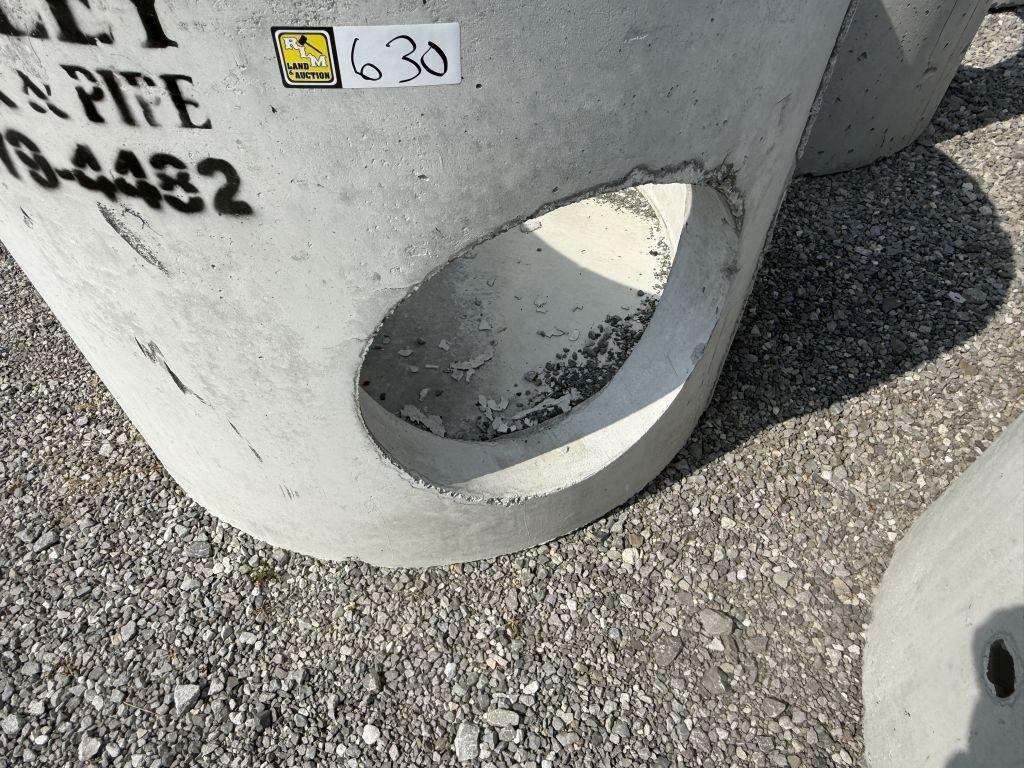 CONCRETE JUNCTION PIPE 58" WIDE 43" TALL 32" HOLE