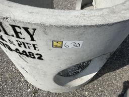 CONCRETE JUNCTION PIPE 58" WIDE 43" TALL 32" HOLE