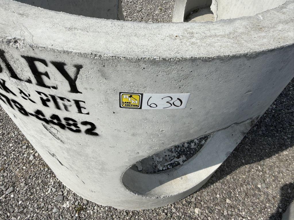 CONCRETE JUNCTION PIPE 58" WIDE 43" TALL 32" HOLE