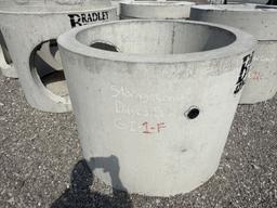 CONCRETE JUNCTION PIPE 58" WIDE 43" TALL 32" HOLE