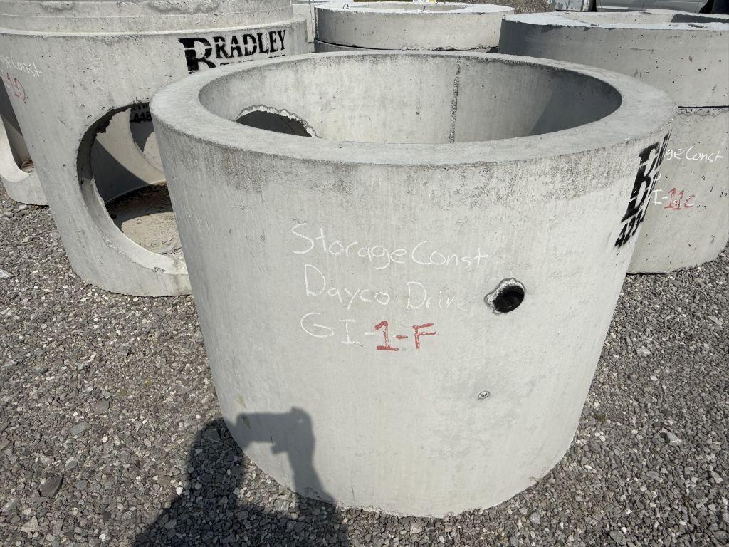 CONCRETE JUNCTION PIPE 58" WIDE 43" TALL 32" HOLE