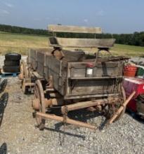WOODEN WHEEL WAGON
