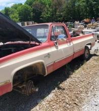 SILVERADO 10 GMC TRUCK, SINGLE CAB, 350 MOTOR, 350 TURBO, 4X4, HAS TITLE, N