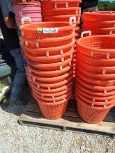 PALLET OF PRODUCE BASKETS