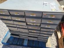 PALLET OF STORAGE BINS, FAN, AND MORE