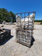 2 PLASTIC STORAGE TOTES