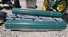 4 GREEN 8' METALROLL UP DOORS