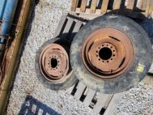 PALLET OF IMPLEMENT WHEELS AND TIRES (3)