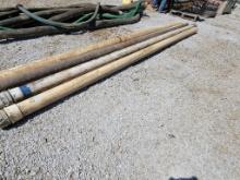 (4) 20' SECTIONS OF HARD IRRIGATION PIPE