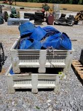 8" HOSE 2 CRATES, APPROX. 12 ROLLS