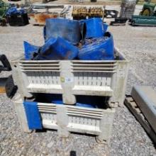 2 CRATES OF 8" IRRIGATION HOSE