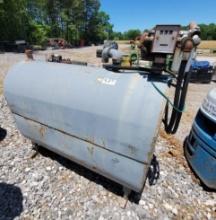 APPROX 200. GALLON FUEL TANK WITH PUMP