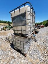 (2) 250 GALLON STORAGE TOTES