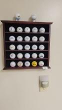 CABINET AND GOLF BALL SET