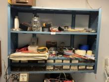 CABINET AND ALL THE TOOLS & MISC