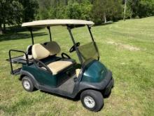 GOLF CART, CLUB CAR WITH CHARGER, 4 GOOD TROJAN BATTERIES, NICE CART