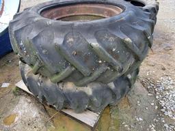 USED TRACTOR WHEELS AND TIRES (2)