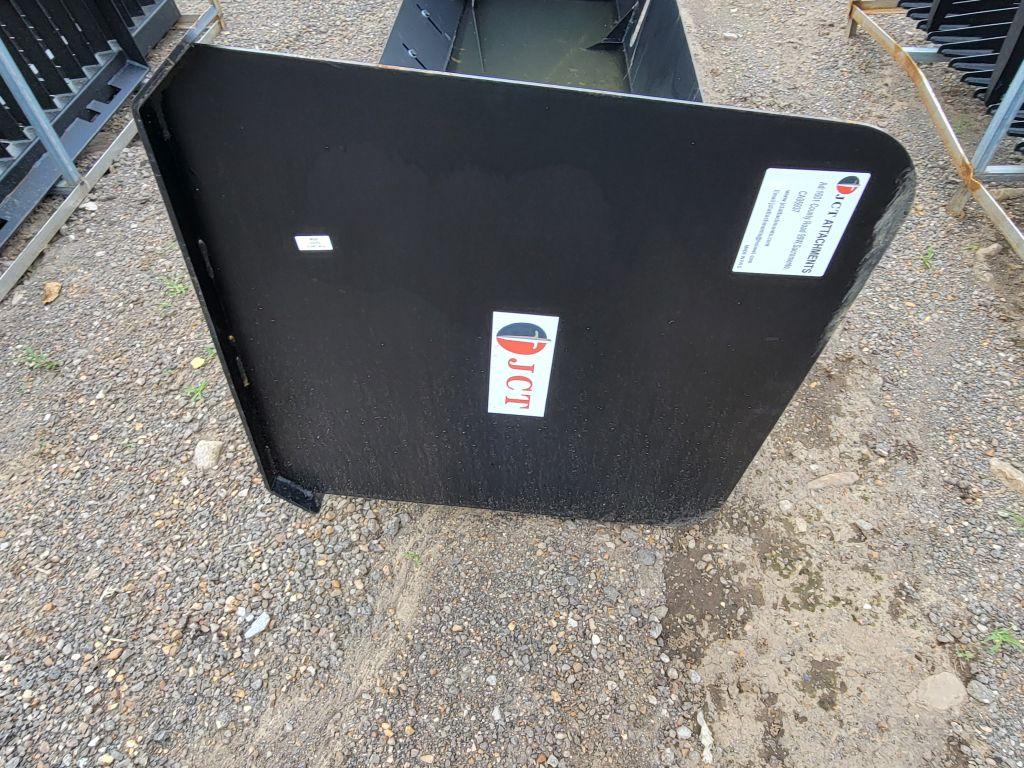 2025 JCT 84" SKID STEER SNOW PUSHER BOX *SELLS ABSOLUTE