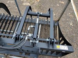 2025 JCT 84" SKID STEER ROCK GRAPPLE BUCKET *SELLS ABSOLUTE