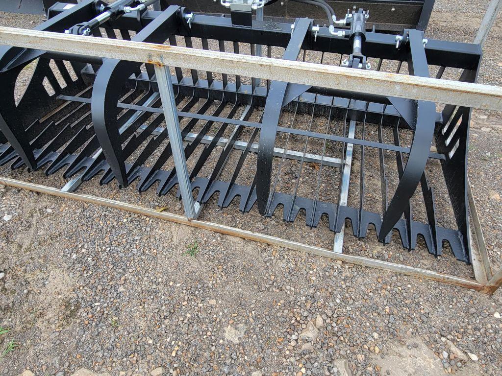 2025 JCT 84" SKID STEER ROCK GRAPPLE BUCKET *SELLS ABSOLUTE